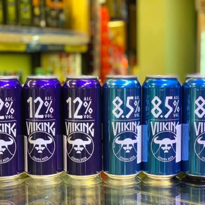 Bia Viiking Strong Lager 12%