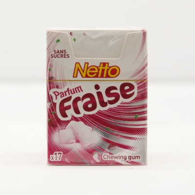 Kẹo Gum Netto hương dâu 3*25g