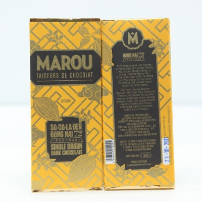 MAROU - Socola đen Đồng Nai 72%