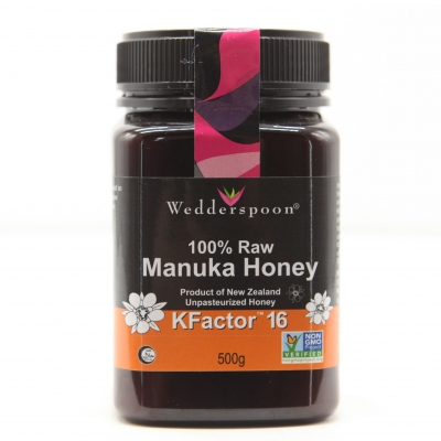 Wedderspoon - Mật ong Manuka nguyên chất Kfactor 16 (250g)