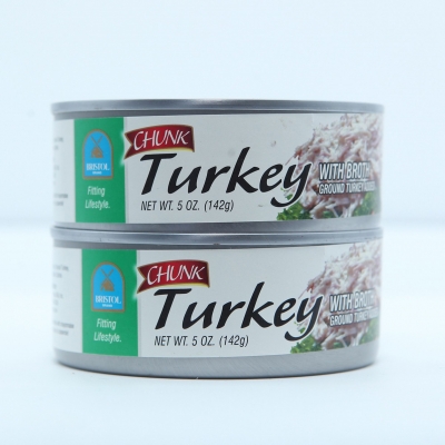 Thịt hộp gà tây - chuck turkey 142g