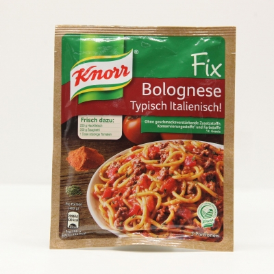 Sốt Knorr Fix Bolognese Typisch Italienisch dạng bột