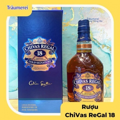 Rượu Whisky Chivas 18Y Gold 40% 700ml