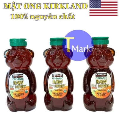 Mật Ong Hữu Cơ Nguyên Chất Honey Bear Kirkland