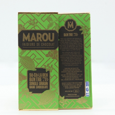 MAROU - Socola đen Bến Tre 78%
