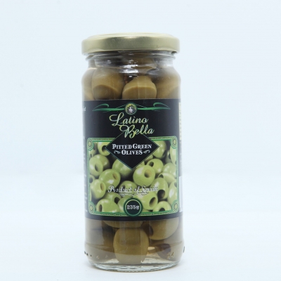 Latino Bella Pitted Green Olives 450g