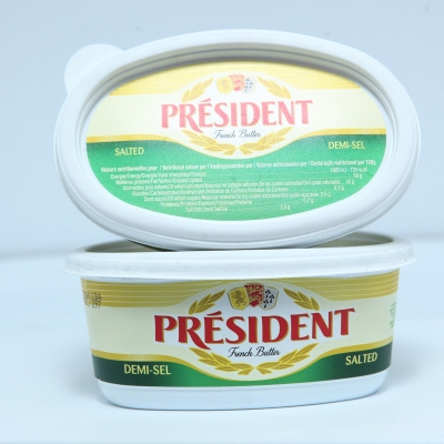 Bơ lạt (82% béo) hiệu President 100x8g